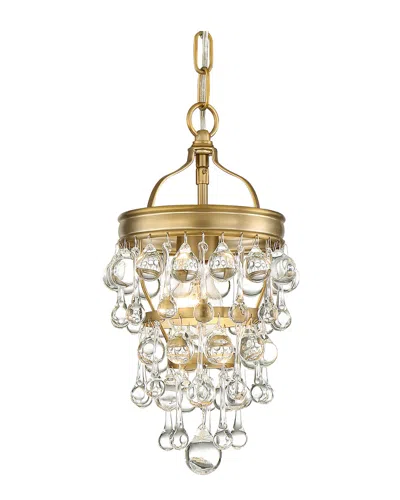 CRYSTORAMA CRYSTORAMA 1-LIGHT CALYPSO FLUSH MOUNT
