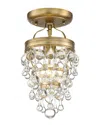 Crystorama 1-light Calypso Mini Chandelier