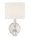 Crystorama 1-light Chimes Sconce