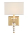 Crystorama 1-light Clover Sconce