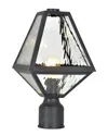 Crystorama 1-light Glacier Outdoor Lantern Post