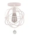 Crystorama 1-light Solaris Ceiling Mount