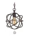 Crystorama 1-light Solaris Pendant
