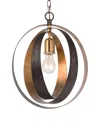 Crystorama 1-light Sphere Chandelier In Multicolor
