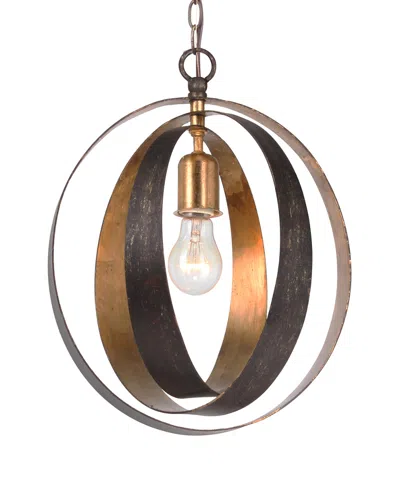 Crystorama 1-light Sphere Chandelier In Multicolor