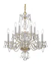 Crystorama 10-light Traditional Crystal Chandelier Swarovski Spectra Crystal