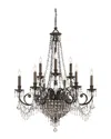Crystorama 12-light Vanderbilt Chandelier Hand Cut Crystal