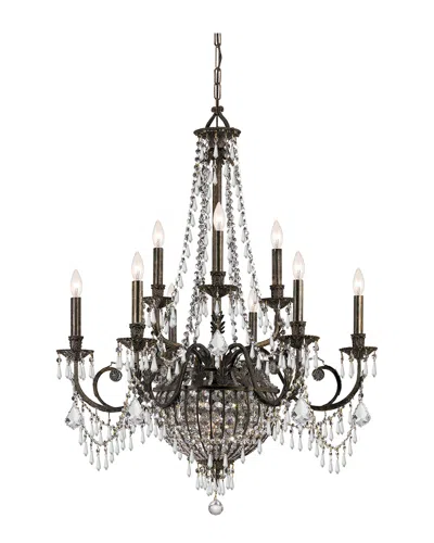 Crystorama 12-light Vanderbilt Chandelier Hand Cut Crystal