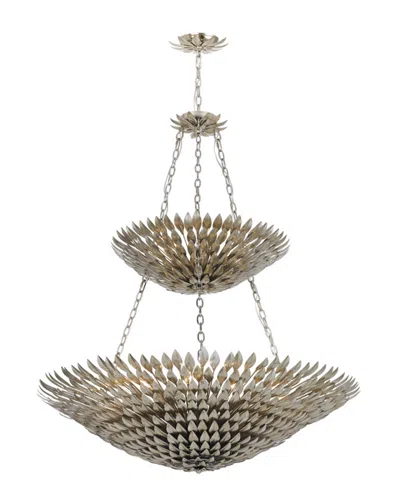 Crystorama 18-light Broche Chandelier In Gold