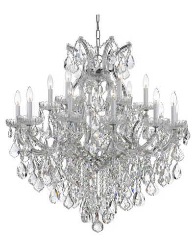 Crystorama 19-light Maria Theresa Chandelier In Gray