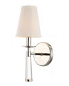 Crystorama 1-light Baxter Sconce In White
