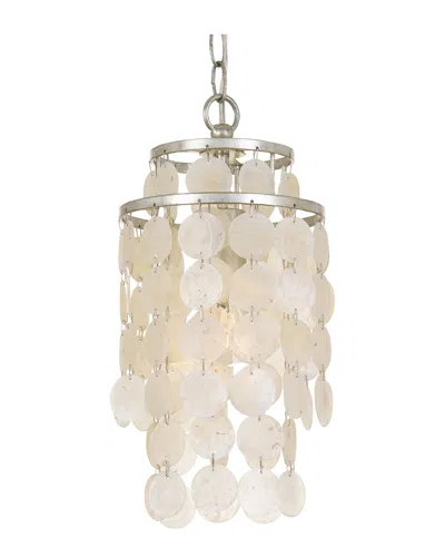 Crystorama 1-light Brielle Mini Chandelier In Silver