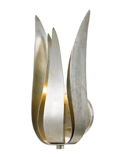 Crystorama 1-light Broche Sconce In Silver