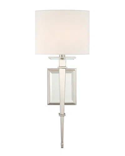 Crystorama 1-light Clifton Sconce In White