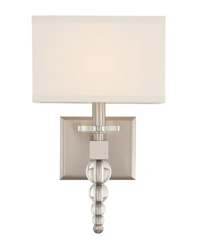 Crystorama 1-light Clover Sconce In Neutral