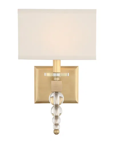 Crystorama 1-light Clover Sconce In Gold