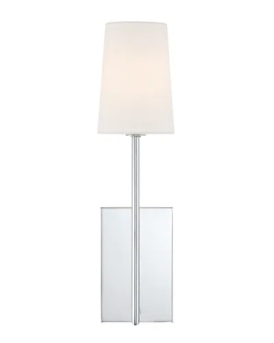 Crystorama 1-light Lena Sconce In White