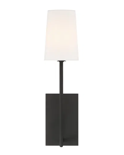Crystorama 1-light Lena Sconce In White