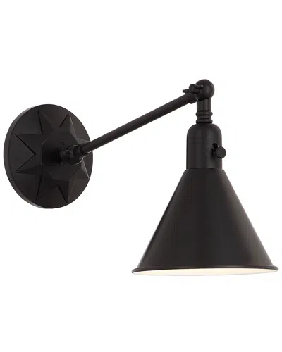 Crystorama 1-light Morgan Sconce In Black