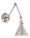 Crystorama 1-light Morgan Sconce In Silver