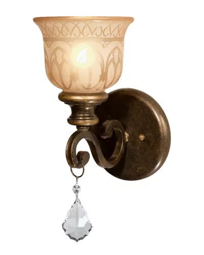 Crystorama 1-light Norwalk Sconce In Brown