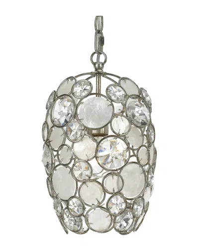 Crystorama 1-light Palla Mini Chandelier In Silver