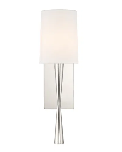 Crystorama 1-light Trenton Sconce In Silver