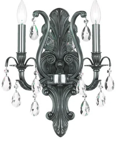 Crystorama 2-light Dawson Sconce Hand Cut Crystal