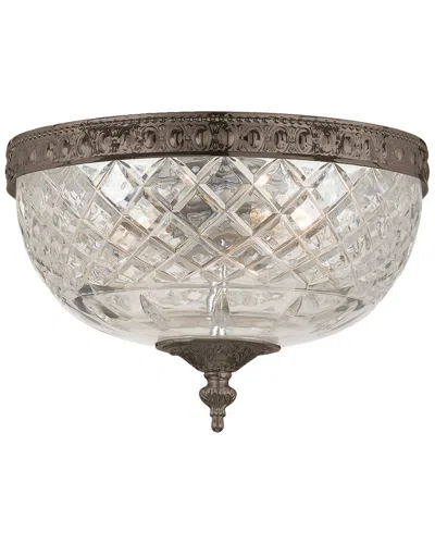 CRYSTORAMA CRYSTORAMA 2-LIGHT FLUSH MOUNT