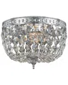 Crystorama 2-light Flush Mount Hand Cut Crystal