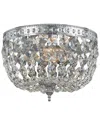 Crystorama 2-light Flush Mount Hand Cut Crystal