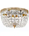 Crystorama 2-light Flush Mount Hand Cut Crystal