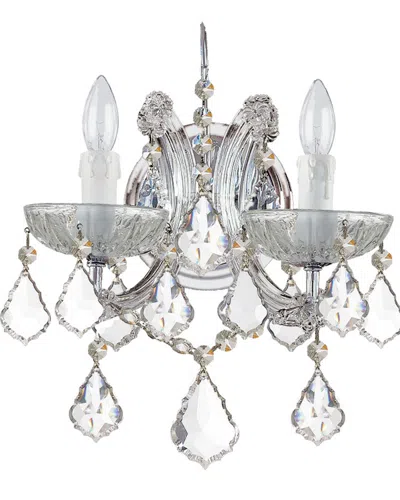 Crystorama 2-light Maria Theresa Sconce
