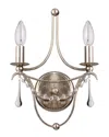 Crystorama 2-light Metro Sconce