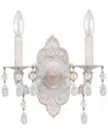 Crystorama 2-light Paris Market Sconce Swarovski Strass Crystal