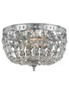 Crystorama 2-light Richmond Flush With Swarovski Crystals