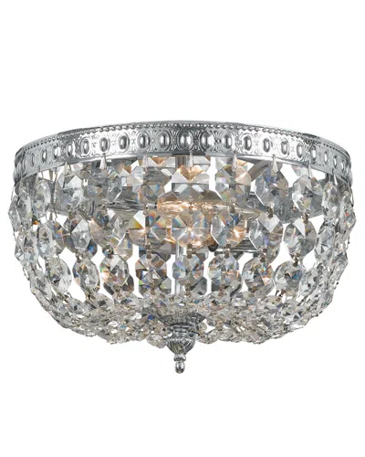 Crystorama 2-light Richmond Flush With Swarovski Crystals
