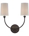 Crystorama 2-light Sylvan Sconce