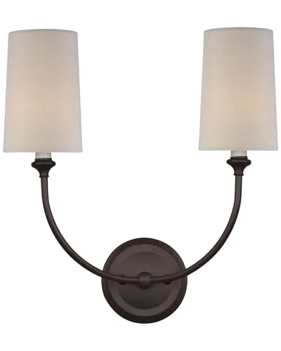 CRYSTORAMA CRYSTORAMA 2-LIGHT SYLVAN SCONCE
