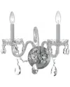 Crystorama 2-light Traditional Crystal Sconce