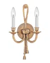 Crystorama 2-light Arlington Sconce In Gold