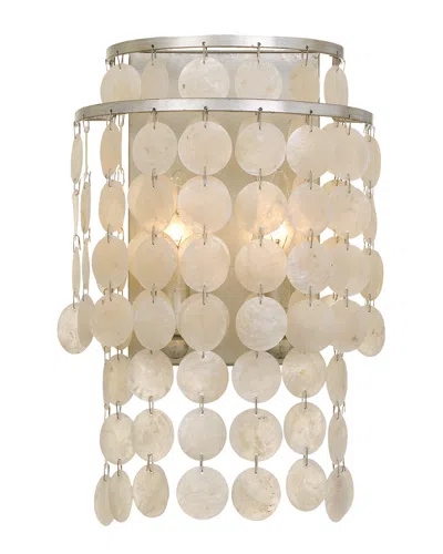Crystorama 2-light Brielle Sconce In Silver