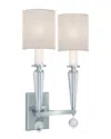 Crystorama 2-light Paxton Sconce In White