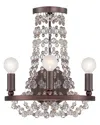 Crystorama 3-light Channing Sconce