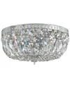 Crystorama 3-light Flush Mount Hand Cut Crystal