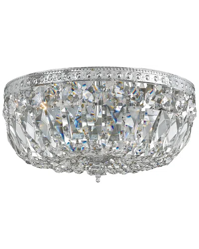 Crystorama 3-light Flush Mount Hand Cut Crystal