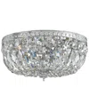 Crystorama 3-light Flush Mount Swarovski Spectra Crystal