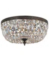Crystorama 3-light Flush Mount Swarovski Spectra Crystal