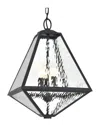 Crystorama 3-light Glacier Outdoor Chandelier