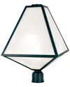 Crystorama 3-light Glacier Outdoor Lantern Post